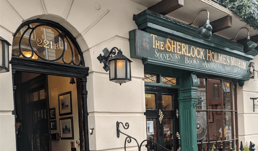 La facciata dello Sherlock Holmes Museum. Foto di Davide Mantovani.