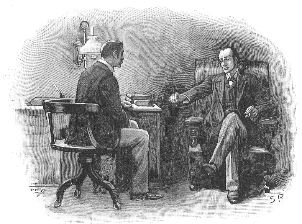 221B Baker Street, illustrazione originale di Sydney Paget